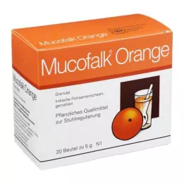 MUCOFALK Orange Gran. for the Preparation of a Susp. for Oral Use, 20 pcs