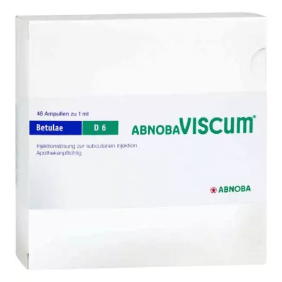 ABNOBAVISCUM Betulae D 6 Ampoules, 48 pcs