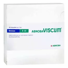 ABNOBAVISCUM Betulae D 10 Ampoules, 48 pcs