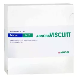 ABNOBAVISCUM Betulae D 20 Ampoules, 48 pcs