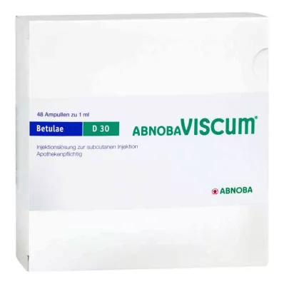 ABNOBAVISCUM Betulae D 30 Ampoules, 48 pcs