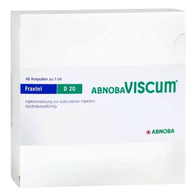 ABNOBAVISCUM Fraxini D 20 Ampoules, 48 pcs ABNOBAVISCUM Fraxini D 20 Ampoules, 48 pcs