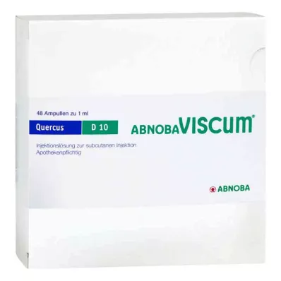 ABNOBAVISCUM Quercus D 10 Ampoules, 48 pcs ABNOBAVISCUM Quercus D 10 Ampoules, 48 pcs