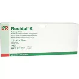 ROSIDAL K Bandage 12 cmx5 m, 10 pcs