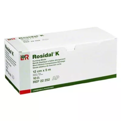ROSIDAL K Bandage 12 cmx5 m, 10 pcs