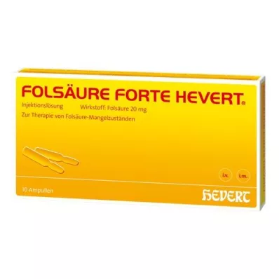 FOLSÄURE HEVERT forte Ampoules, 10X2 ml