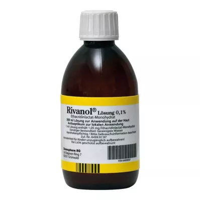 RIVANOL Solution 0.1%, 300 ml RIVANOL Solution 0.1%, 300 ml