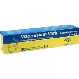 MAGNESIUM VERLA Effervescent tablets, 20 pcs