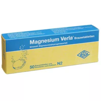 MAGNESIUM VERLA Effervescent tablets, 50 pcs MAGNESIUM VERLA Effervescent tablets, 50 pcs