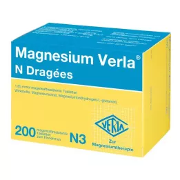 MAGNESIUM VERLA N Coated tablets, 200 pcs