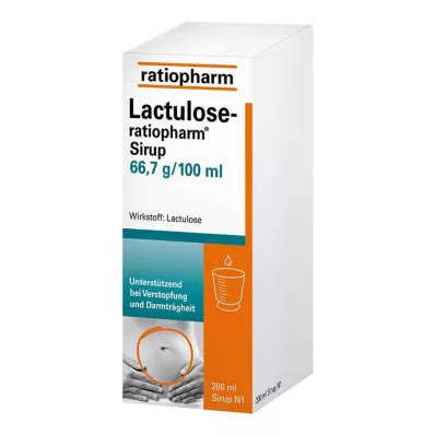 LACTULOSE-ratiopharm syrup, 200 ml LACTULOSE-ratiopharm syrup, 200 ml