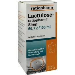 LACTULOSE-ratiopharm syrup, 500 ml