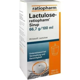 LACTULOSE-ratiopharm syrup, 1000 ml