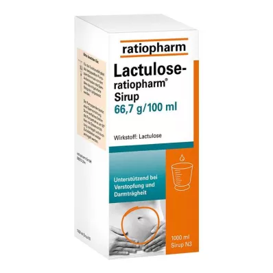 LACTULOSE-ratiopharm syrup, 1000 ml LACTULOSE-ratiopharm syrup, 1000 ml