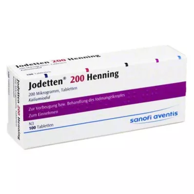 JODETTEN 200 Henning tablets, 100 pc