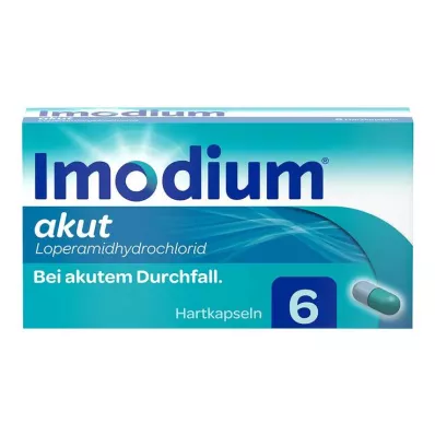 IMODIUM acute hard capsules, 6 pcs IMODIUM acute hard capsules, 6 pcs