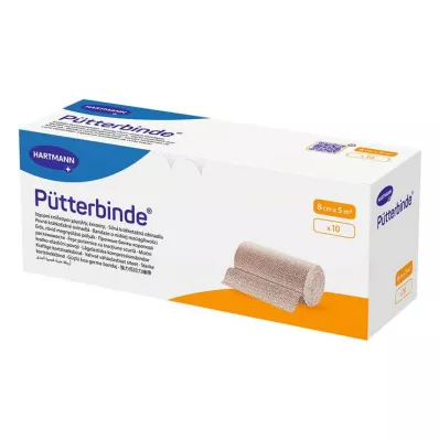 PÜTTER Bandage 8 cmx5 m, 10 pcs PÜTTER Bandage 8 cmx5 m, 10 pcs