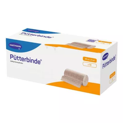 PÜTTER Bandage 10 cmx5 m, 10 pcs PÜTTER Bandage 10 cmx5 m, 10 pcs