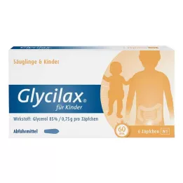 GLYCILAX Suppositories for children, 6 pcs