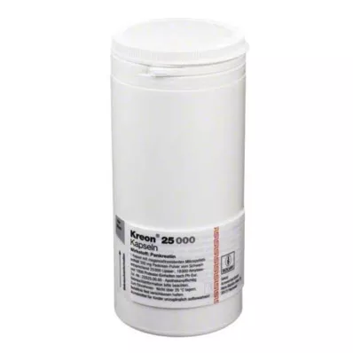 KREON 25,000 hard caps with enteric-coated pellets, 200 pcs KREON 25,000 hard caps with enteric-coated pellets, 200 pcs