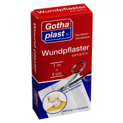 GOTHAPLAST Wound plaster sensitive 4 cmx1 m cut, 1 pc