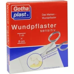 GOTHAPLAST Wound plaster sensitive 8 cmx1 m cut, 1 pc