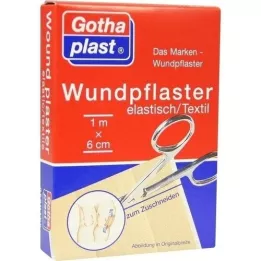 GOTHAPLAST Wound plaster.elastic.6 cmx1 m cut, 1 pc