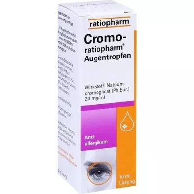 CROMO-RATIOPHARM Eye drops, 10 ml