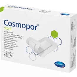 COSMOPOR sterile wound dressing 5x7.2 cm, 10 pcs