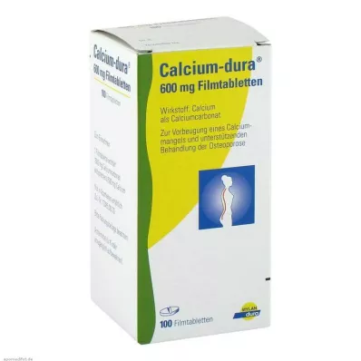 CALCIUM DURA Film-coated tablets, 100 pcs CALCIUM DURA Film-coated tablets, 100 pcs