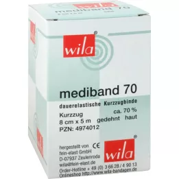 MEDIBAND 70 Short-stretch bandage 8 cm x 5 m, skin-coloured, 1 pc