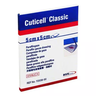 CUTICELL Classic wound gauze 5x5 cm, 5 pcs