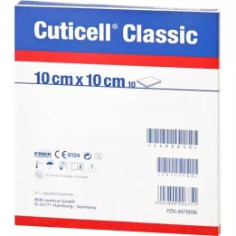 CUTICELL Classic wound gauze 10x10 cm, 100 pcs