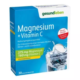 GESUND LEBEN Magnesium+Vitamin C Effervescent Tablets, 3X10 pcs