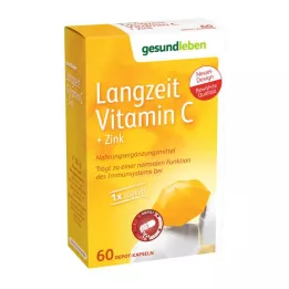 GESUND LEBEN Long-term vitamin C+zinc capsules, 60 pcs