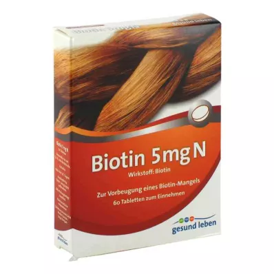 GESUND LEBEN Biotin 5 mg N Tablets, 60 pcs