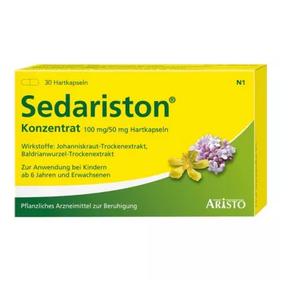 SEDARISTON Concentrate hard capsules, 30 pcs SEDARISTON Concentrate hard capsules, 30 pcs