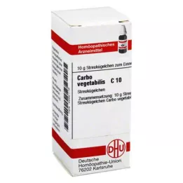 CARBO VEGETABILIS C 10 globules, 10 g