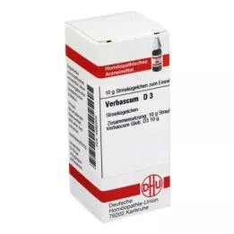VERBASCUM D 3 globules, 10 g