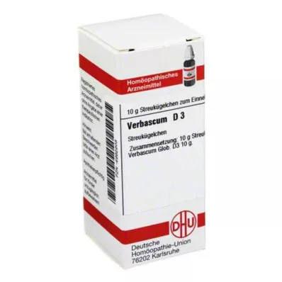 VERBASCUM D 3 globules, 10 g
