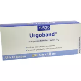 URGOBAND Short-stretch bandage 10 cmx5 m, 10 pcs