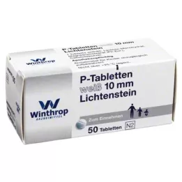 P TABLETTEN white 10 mm, 50 pcs