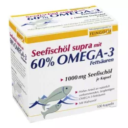 SEEFISCHÖL Supra with 60% omega-3 fatty soft capsules, 100 pcs