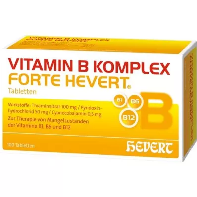 VITAMIN B KOMPLEX forte Hevert tablets, 100 pcs