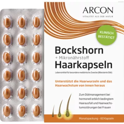 BOCKSHORN+micronutrient hair capsules Tisane plus, 60 pcs