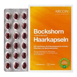 BOCKSHORN+micronutrient hair capsules Tisane plus, 60 pcs