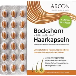 BOCKSHORN+Micronutrient hair capsules Tisane plus, 180 pcs