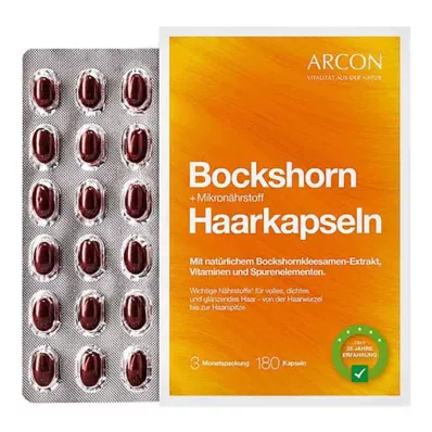 BOCKSHORN+Micronutrient hair capsules Tisane plus, 180 pcs
