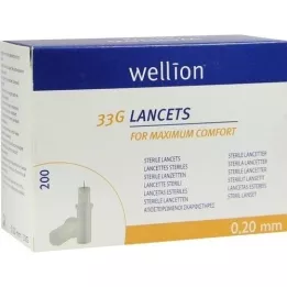 WELLION Lancets 33 G, 200 pcs