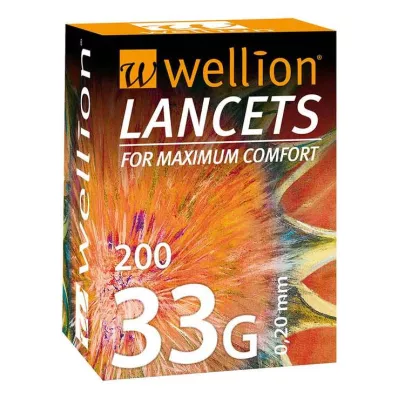 WELLION Lancets 33 G, 200 pcs
